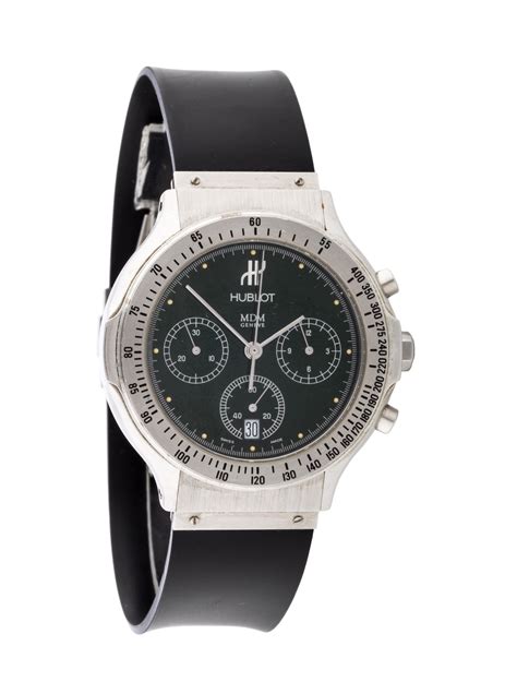 hublot mdm chronograph strap|Hublot mdm diamonds.